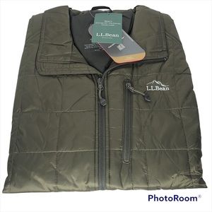 NWT LL BEAN MENS 2XL TALL Olive Green Vest